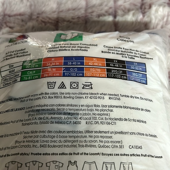 Fruit of the loom 7 Classic White Briefs - Picture 3 of 3